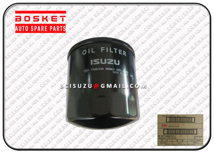 8970967770 8-97096777-0 Isuzu Engine Parts 8971482700 8-97148270-0 Isuzu ELF 4HK1 Oil Filter Element