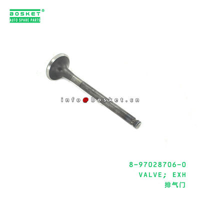 8-97028706-0 Exhaust Valve 8970287060 For ISUZU NPR NKR 4BG1