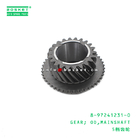 8-97241231-0 Mainshaft Out Side Diameter Gear 8972412310 For ISUZU MYY5T