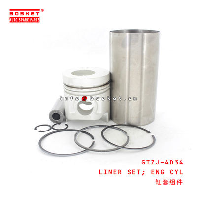 GTZJ-4D34 Engine Cylinder Liner Set Suitable for ISUZU  4D34