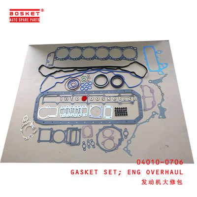 04010-0706 Engine Overhaul Gasket Set for ISUZU HINO J08C
