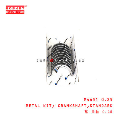 M4651 0.25 Standard Crankshaft Metal Kit suitable for ISUZU  4JB1