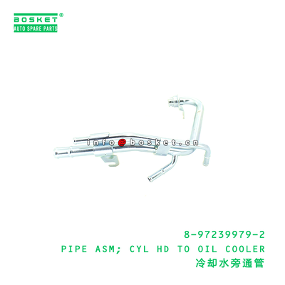 ISUZU NKR 4JH1 Compatible High-Quality Special Steel Pipe Assembly Cylinder Head to Oil Cooler 1PCS Pack Quantity