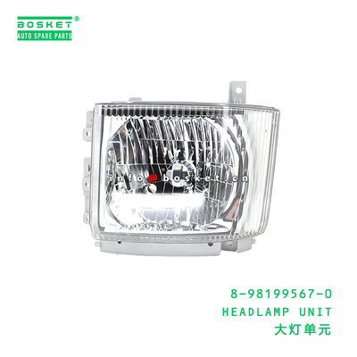 8-98199567-0 Headlamp Unit Suitable for ISUZU 8981995670 with Neutral Box Packaging and 3 Months Warranty