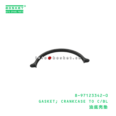 8-97123342-0 GASKET; CRANKCASE TO C/BL suitable for ISUZU TFR54 4JA1 8971233420