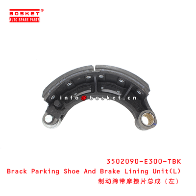 3502090-E300-TBK Brack Parking Shoe And Brake Lining Unit(L) suitable for JAC N80 N90