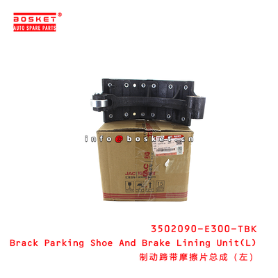 3502090-E300-TBK Brack Parking Shoe And Brake Lining Unit(L) suitable for JAC N80 N90