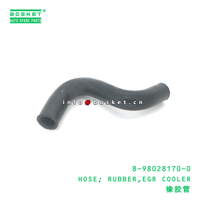 Rubber EGR Cooler Hose for Isuzu 8980281700 Truck Parts