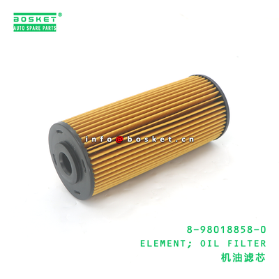 8-98018858-0 Oil Filter Element Suitable for ISUZU 4JJ1 Engine Oil Filter with 3 Months Warranty