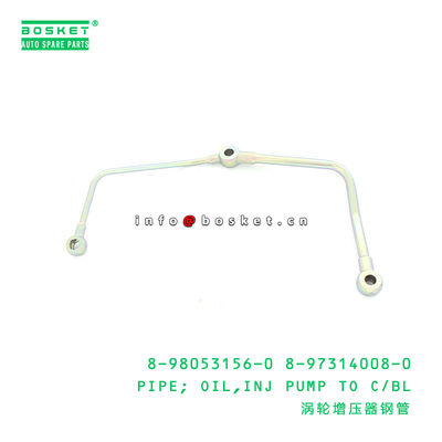 Injection Pump To Cylinder Block Oil Pipe 8980531560 8973140080 For ISUZU NPR 4HE1