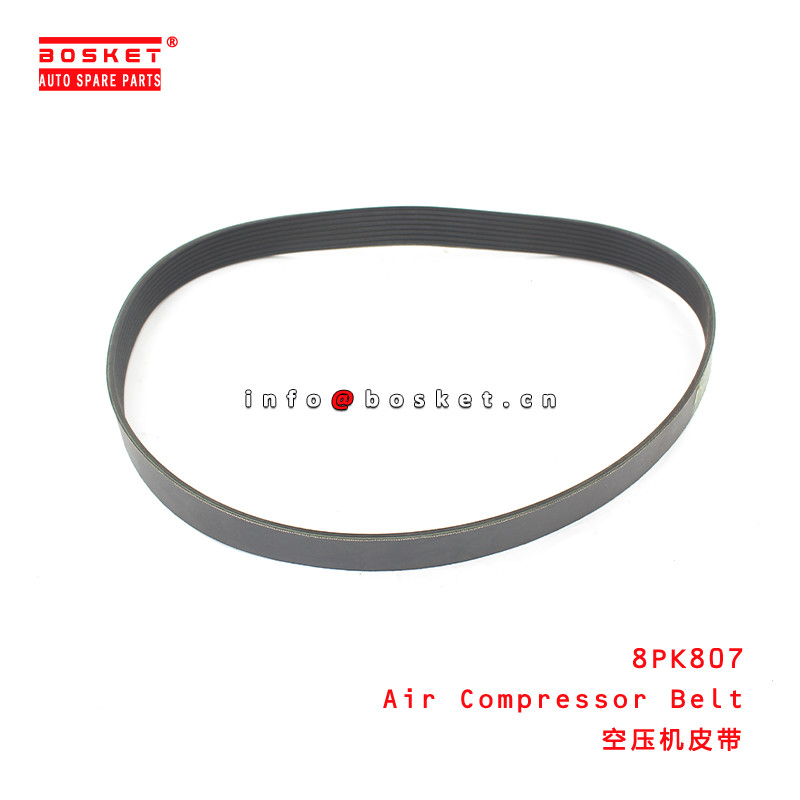 8PK807 Air Compressor Belt For ISUZU HOWO 371