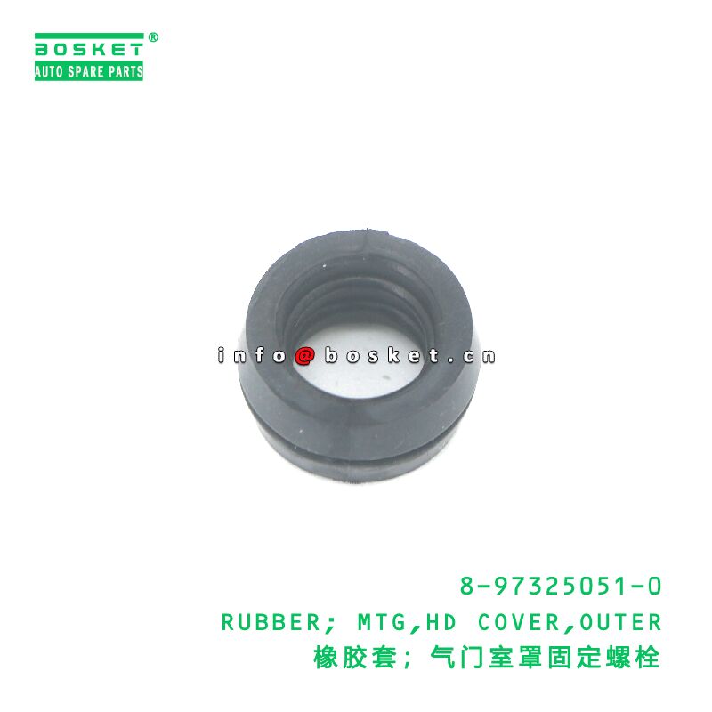 8-97325051-0 RUBBER; MTG,HD COVER,OUTER suitable for ISUZU 8973250510