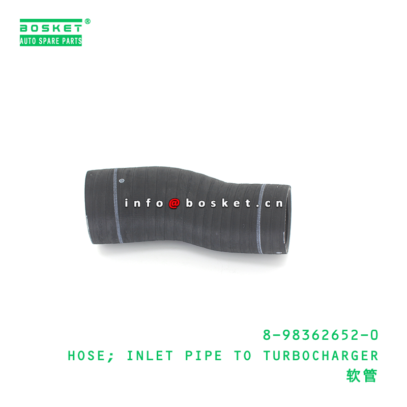 8-98362652-0 HOSE; INLET PIPE TO TURBOCHARGER suitable for ISUZU 8983626520