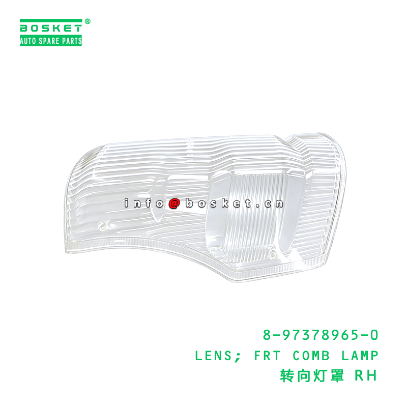 8-97378965-0 LENS; FRT COMB LAMP suitable for ISUZU 600 4KH1 8973789650