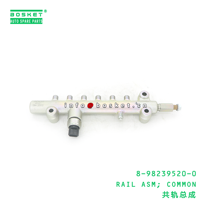 8-98239520-0 Rail Assembly Common Rail for ISUZU 8982395200 Made of High-Quality Special Steel with 3 Months Warranty