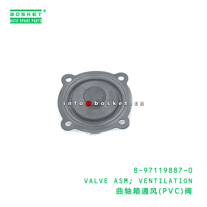 8-97119887-0 VALVE ASM; VENTILATION suitable for ISUZU NKR77 4JH1 8971198870