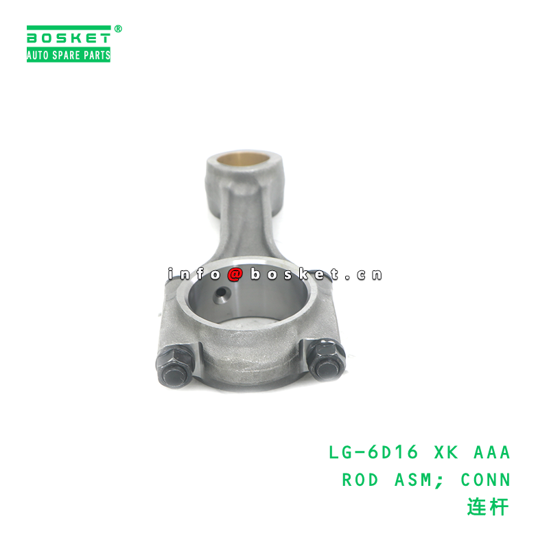 6D16 Engine Compatible Connecting Rod Assembly Forged Steel Construction Fuso Mitsubishi Fitment Connecting Rod