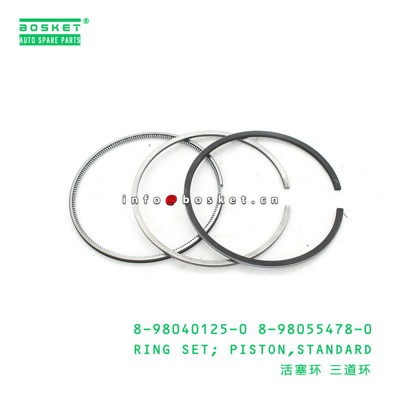 8-98040125-0 8-98055478-0 Standard Piston Ring Set 8980401250 8980554780 For ISUZU 700P 4HK1 4HG1