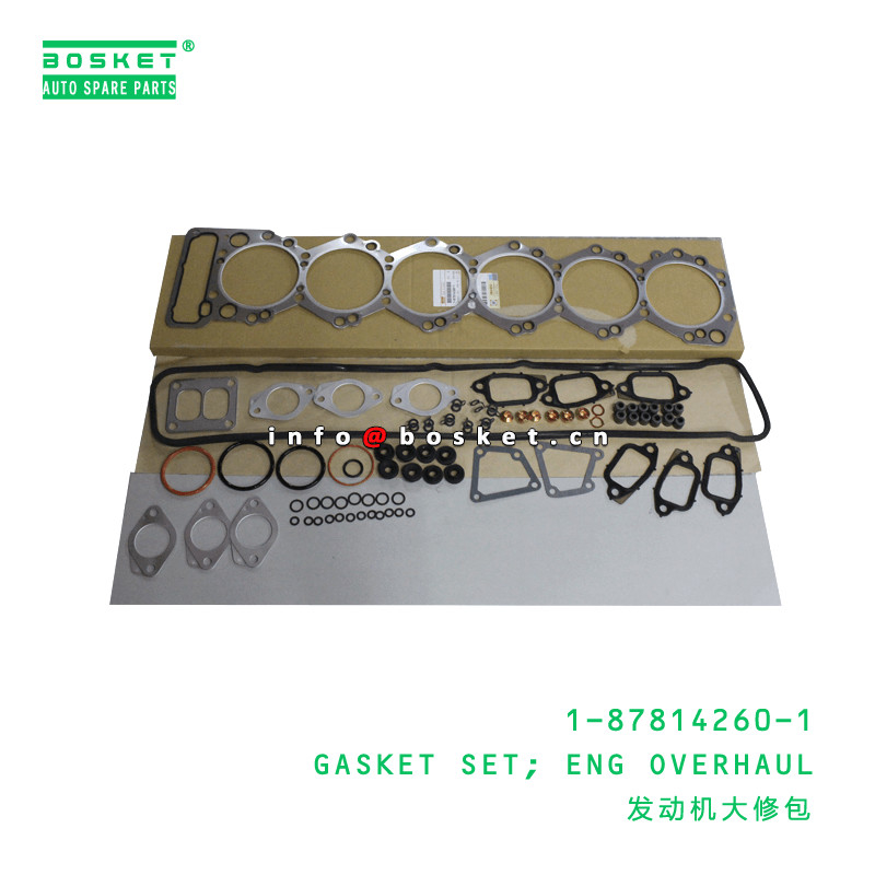 1-87814260-1 Engine Overhaul Gasket Set 1878142601 Suitable for ISUZU FVR